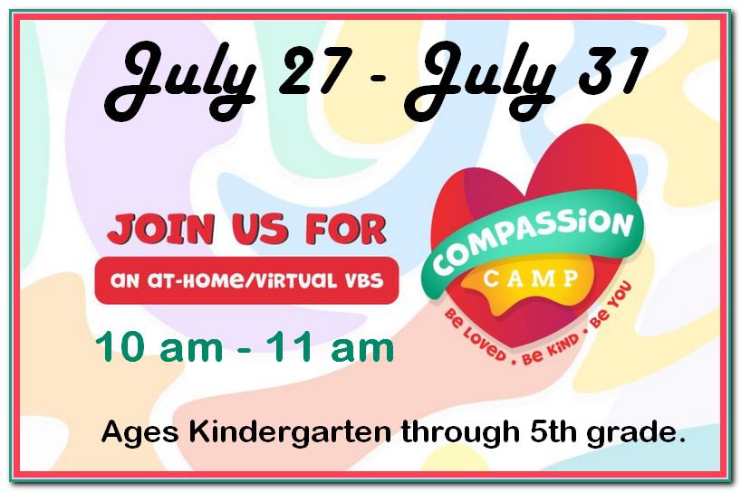 VBS Compassion Camp 2020 LOGO Home